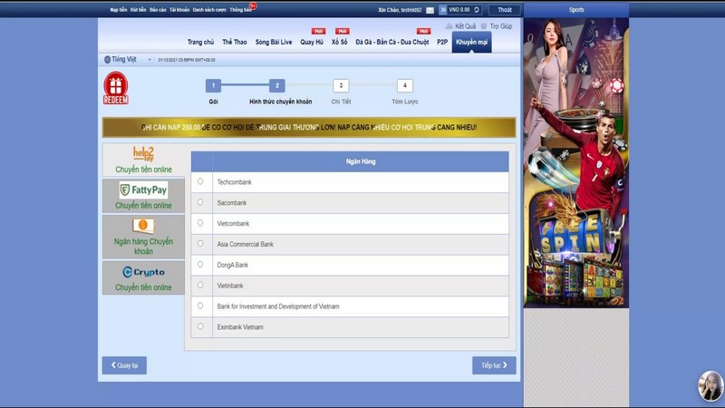 Nạp tiền M8win nhanh chóng bằng thẻ cào chỉ 2 bước